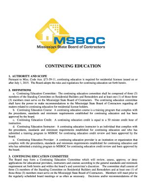 msboc.us continuing education